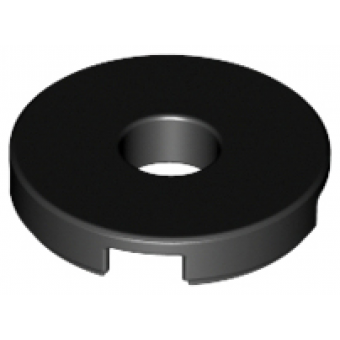 2Tegel, Rond 2x2 met gat Black